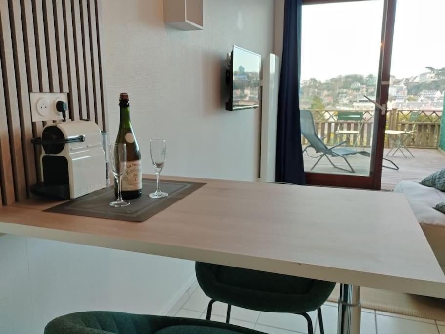 Studio Vue Mer - Plage De Trestraou Perros-Guirec Zewnętrze zdjęcie